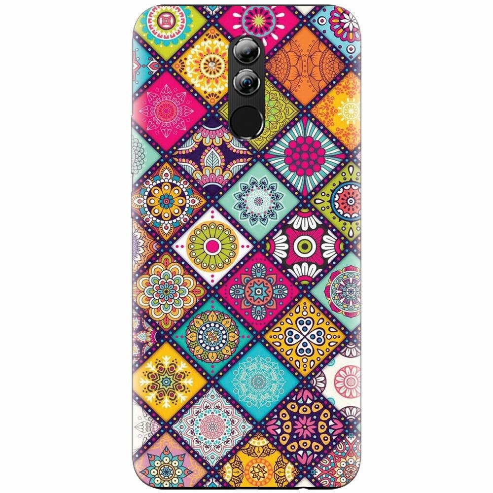 Husa silicon pentru Huawei Mate 20 Lite, Mandala Pattern