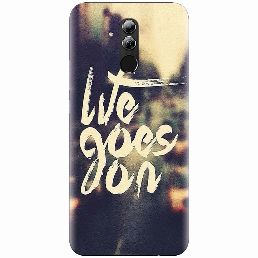 Husa silicon pentru Huawei Mate 20 Lite, Life Goes On
