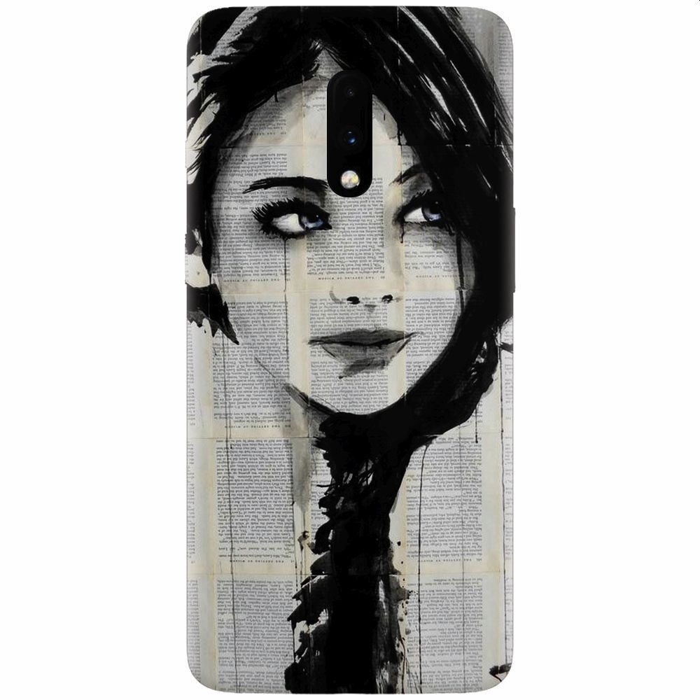 Husa silicon pentru OnePlus 7, Blue Eyes