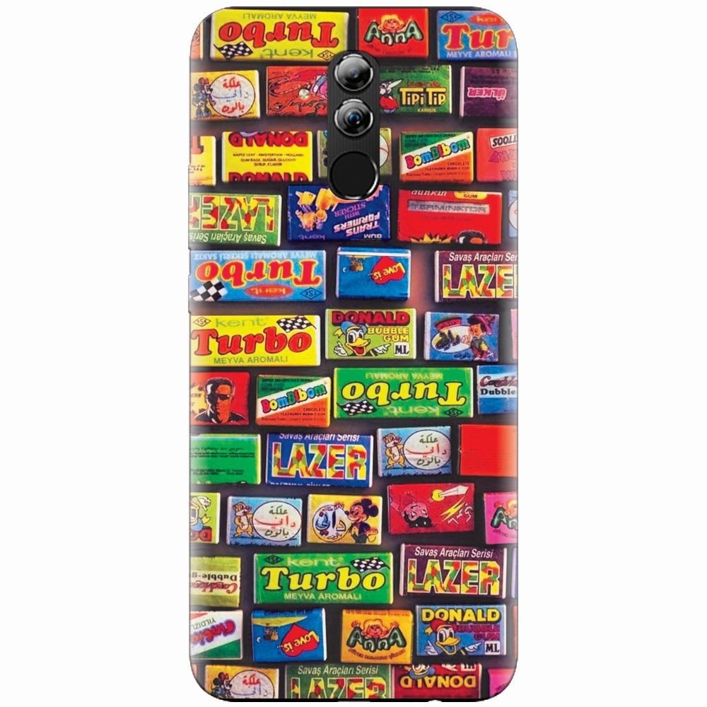 Husa silicon pentru Huawei Mate 20 Lite, Chewing Gum Turbo