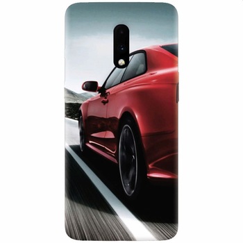 Husa silicon pentru OnePlus 7, Car On Road Husa silicon pentru OnePlus 7, Car On Road