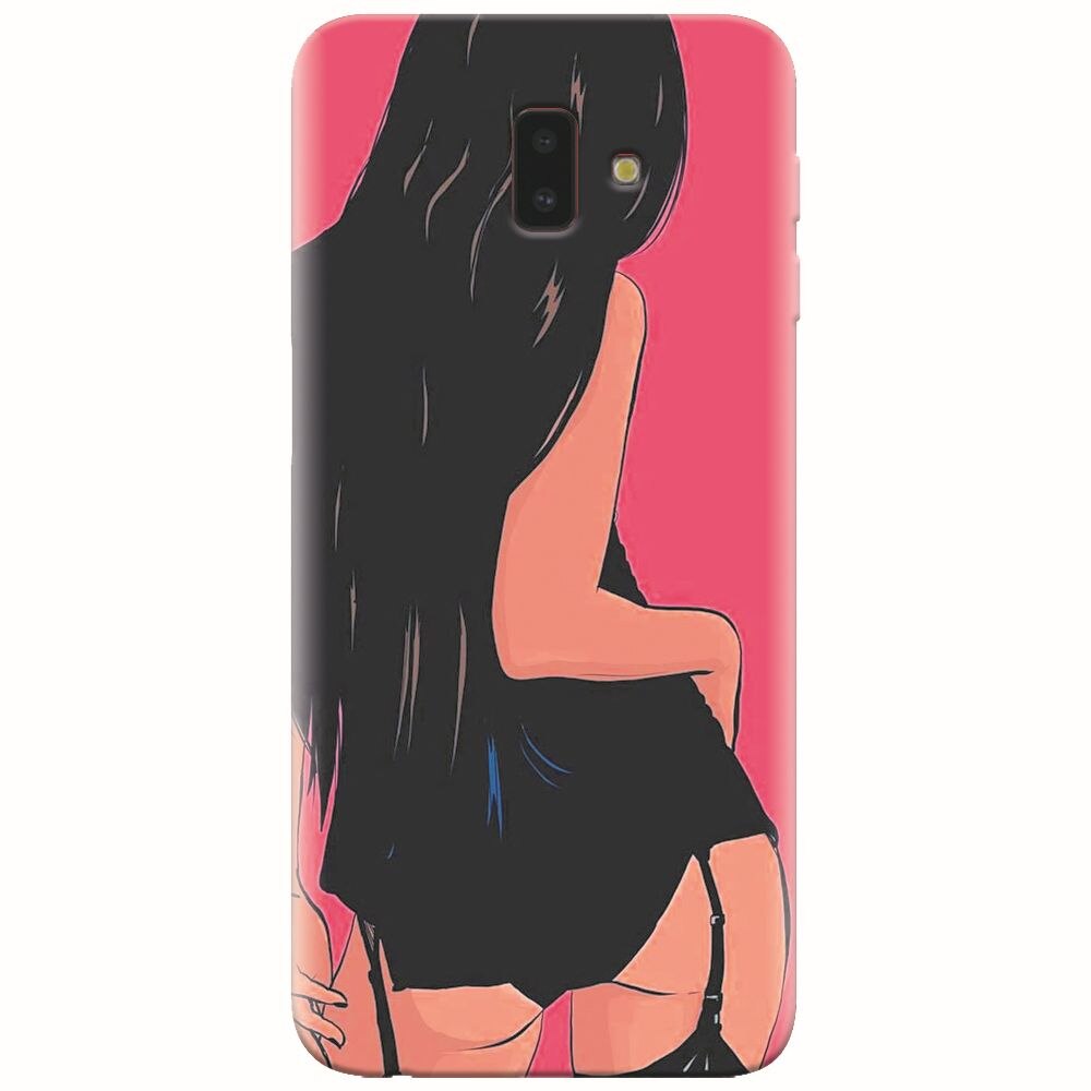 Husa silicon pentru Samsung Galaxy J6 Plus, Girl With Long Hair