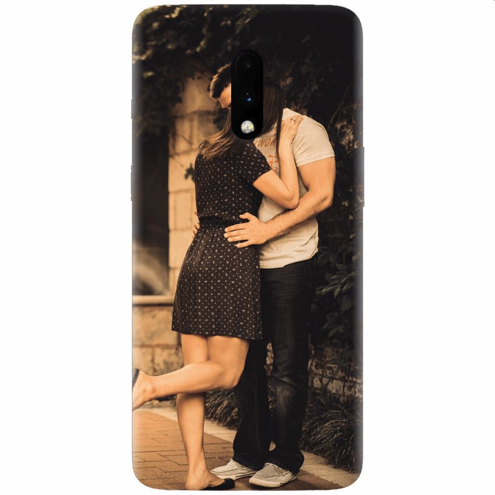Husa silicon pentru OnePlus 7, Couple Kiss