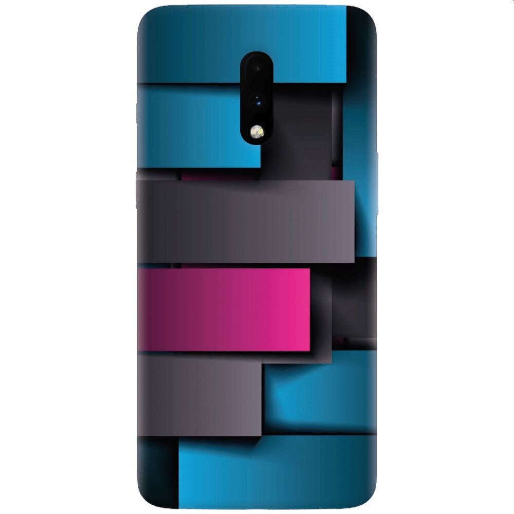 Husa silicon pentru OnePlus 7, Cool Abstract