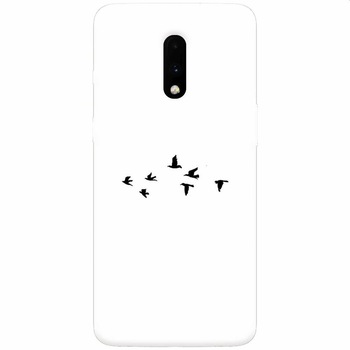 Husa silicon pentru OnePlus 7, Birds Husa silicon pentru OnePlus 7, Birds