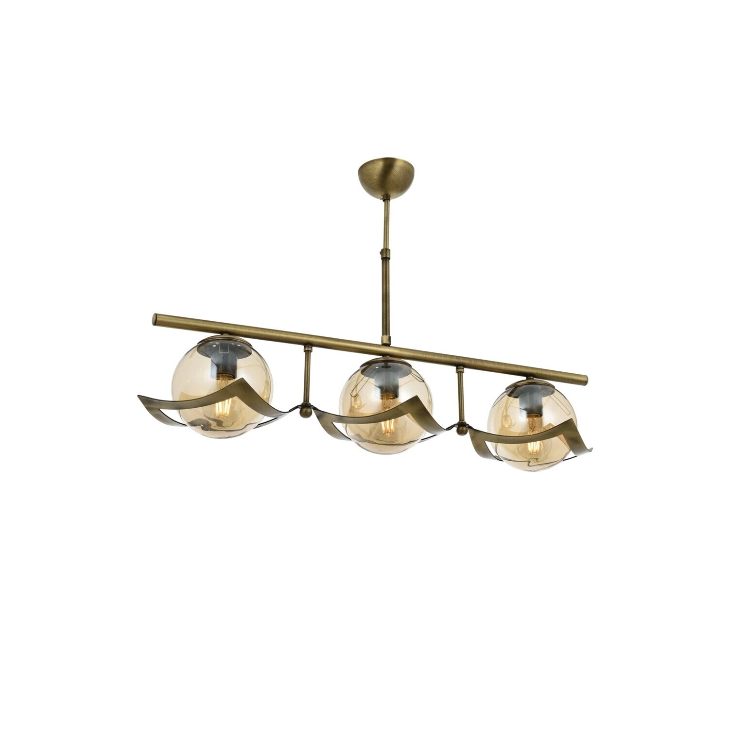 Lustra Avonni AV-4117-3EY, 3x 60 W ,E27, Antique