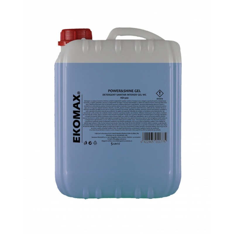 Detergent sanitar intensiv power&shine gel 5L