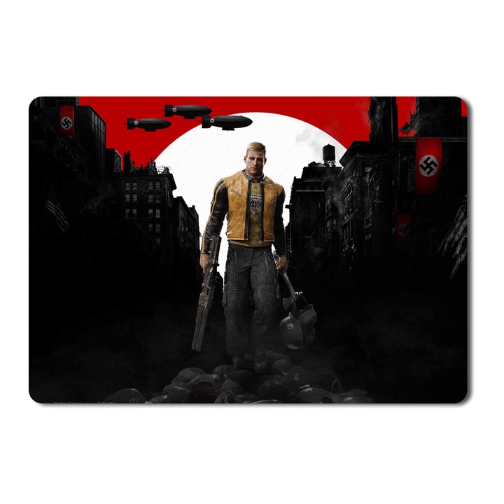 Mouse pad Game Wolfenstein 2 The New Colossus 01- 21.5 X 27 X 0.3cm