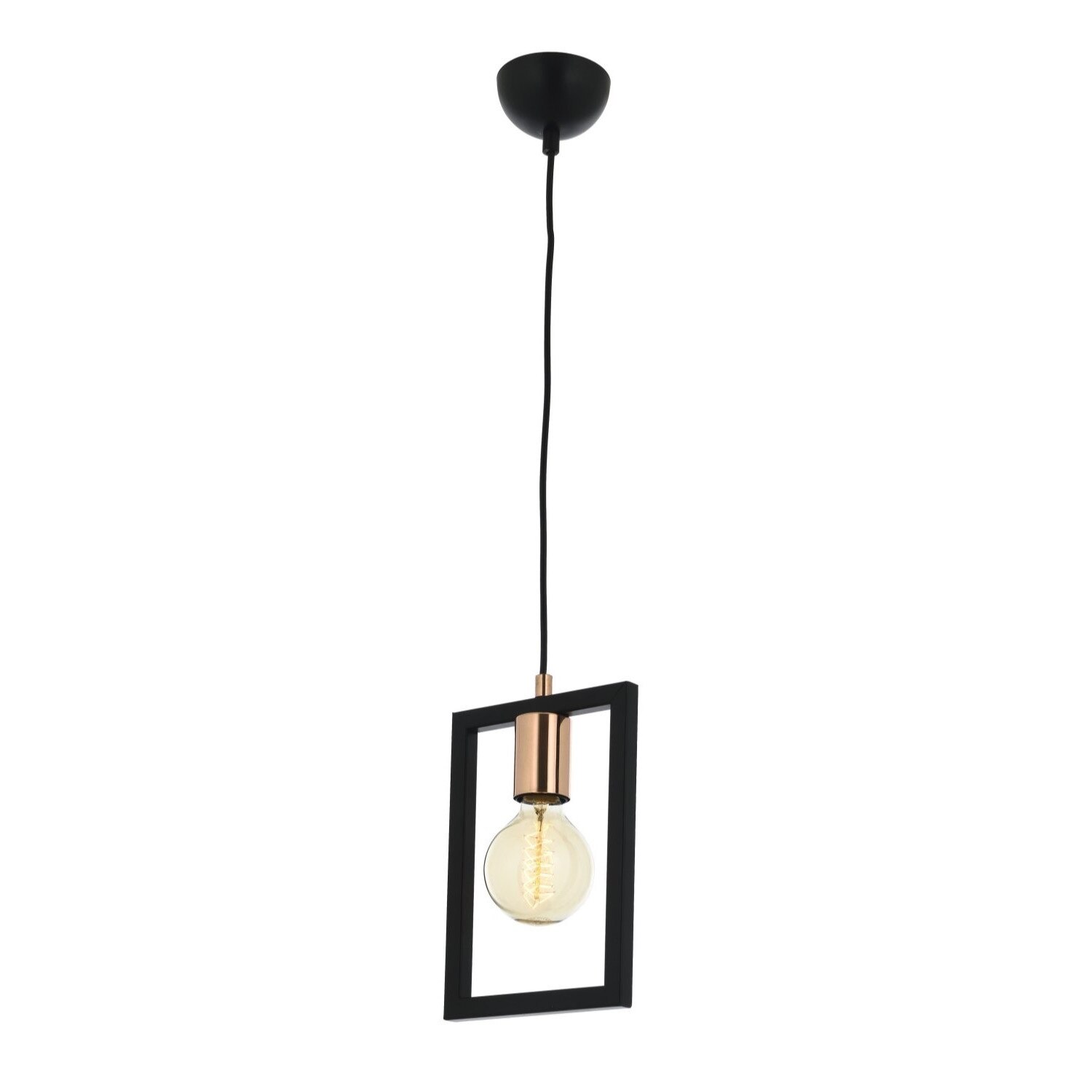 Pendul Avonni AV-60011-1BSY, E27, 60W, 70 cm, metal, Negru