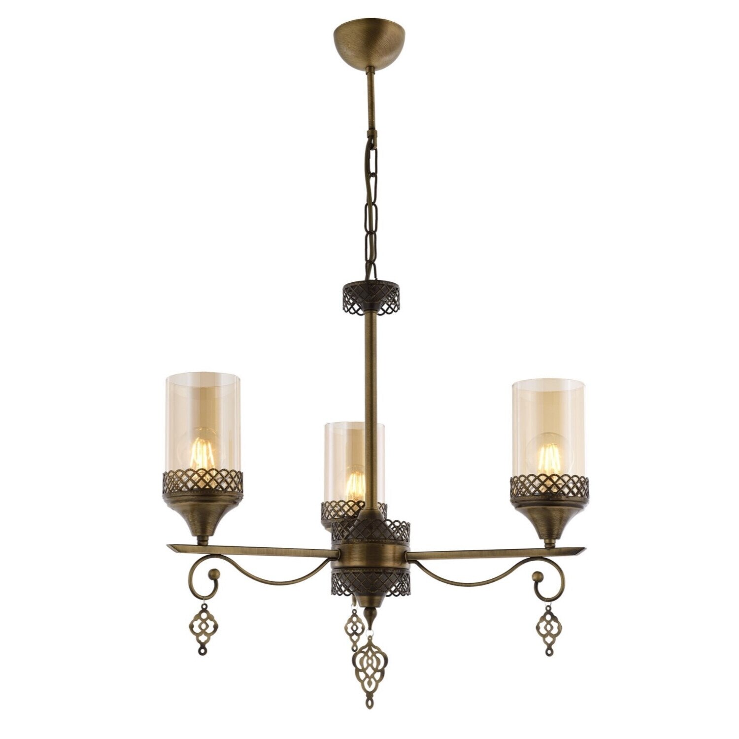 Lustra Avonni Palma 3 brate , finisaj Antique 3xE27 max60W