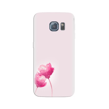 Husa Samsung S6 Animated Pink Flower Husa Samsung S6 Animated Pink Flower