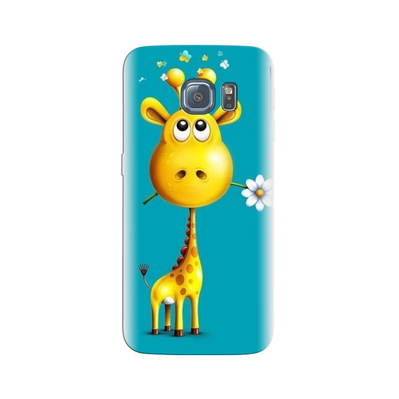 Husa Samsung S6 Edge Animated Giraffe
