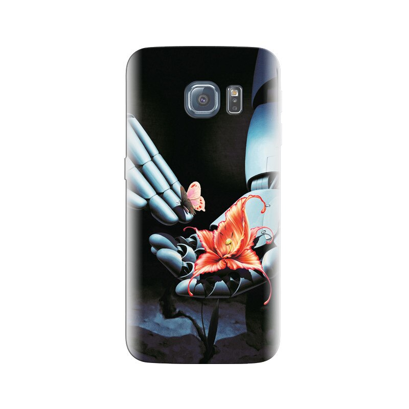 Husa Samsung S7 Art Robot Hand With Flower