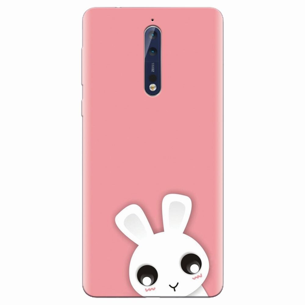Husa silicon pentru Nokia 8, Cute Girly 002