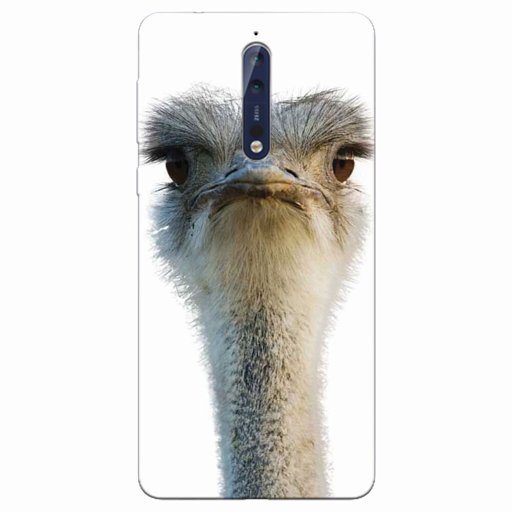 Husa silicon pentru Nokia 8, Emu