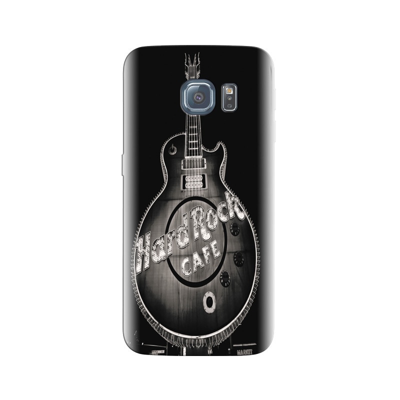 Husa Samsung S6 Edge Black And White Guitar