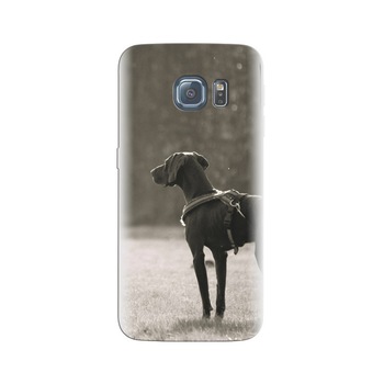 Husa Samsung S6 Black Dog s Husa Samsung S6 Black Dog s