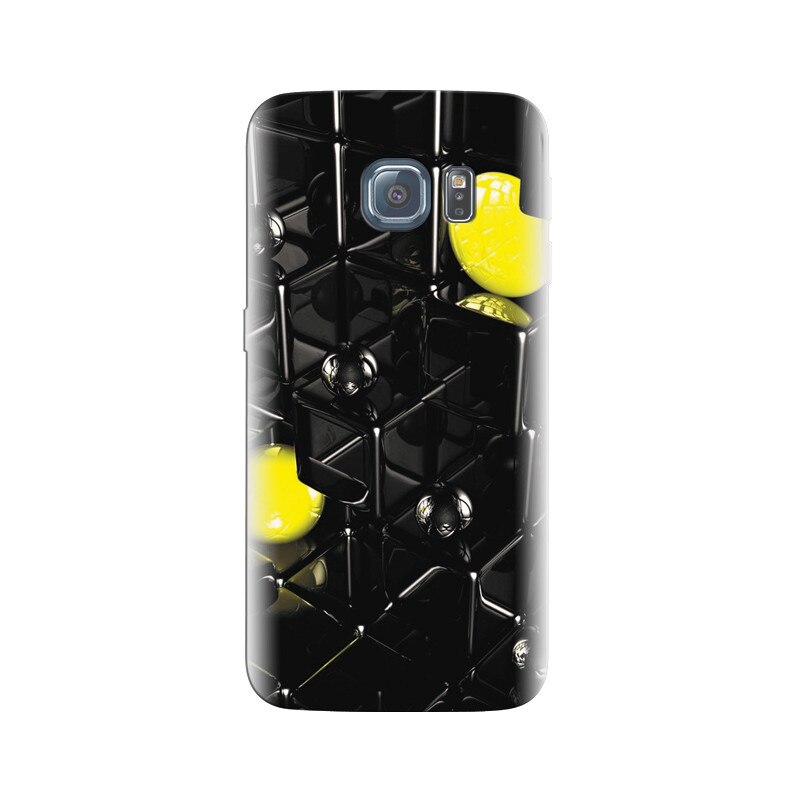 Husa Samsung S6 Black And Yellow Unique Gallery