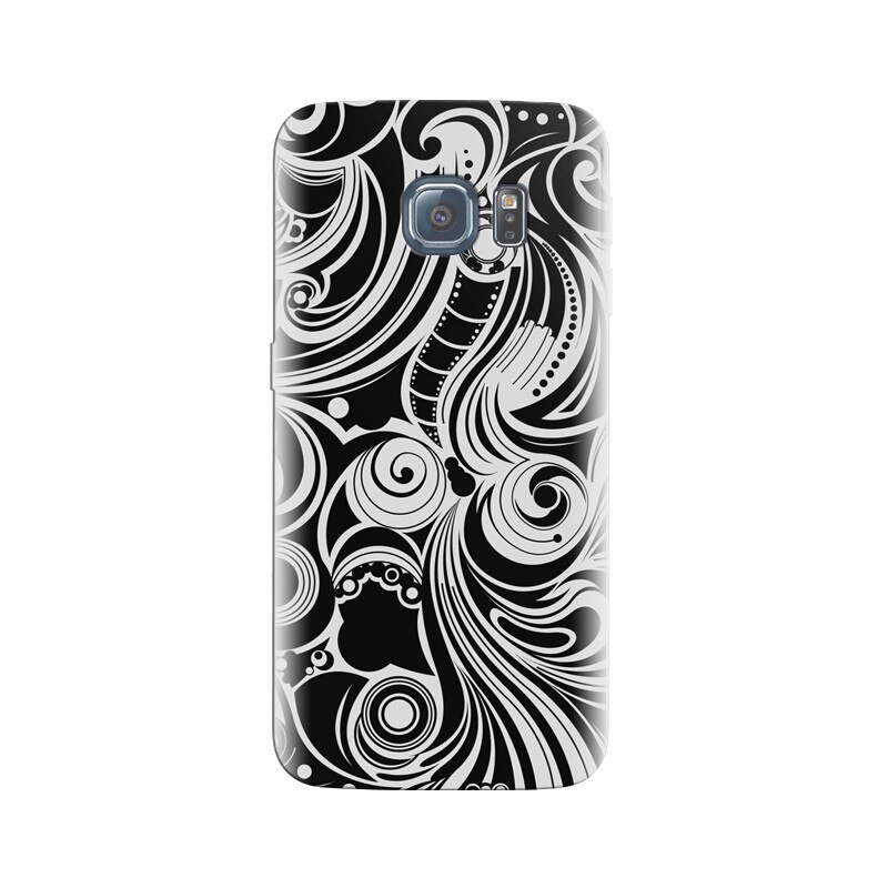 Husa Samsung S7 Edge Black And White Spiral Pattern