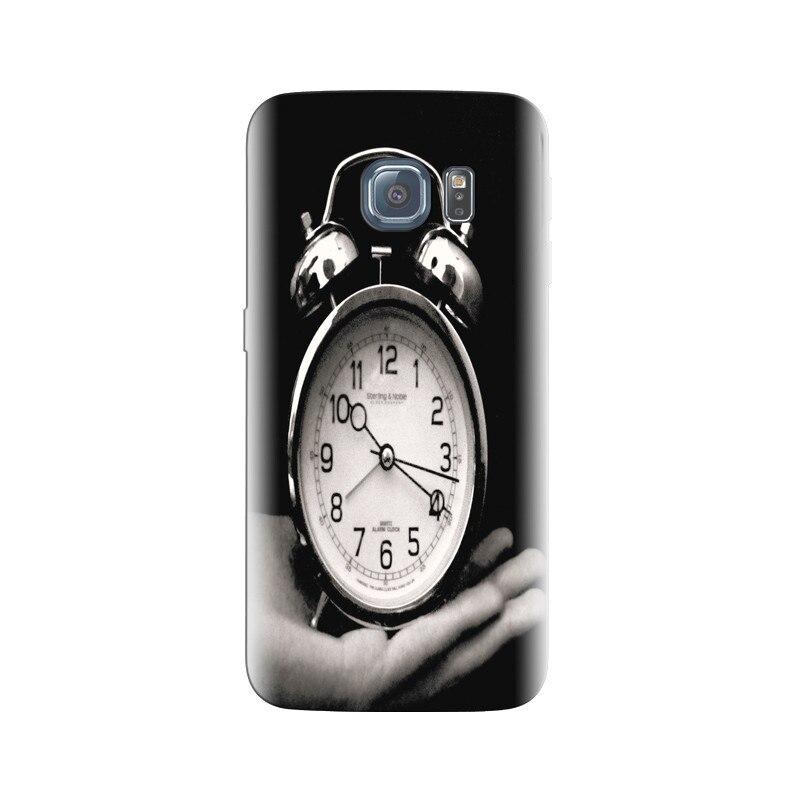 Husa Samsung S6 Black And White Clock