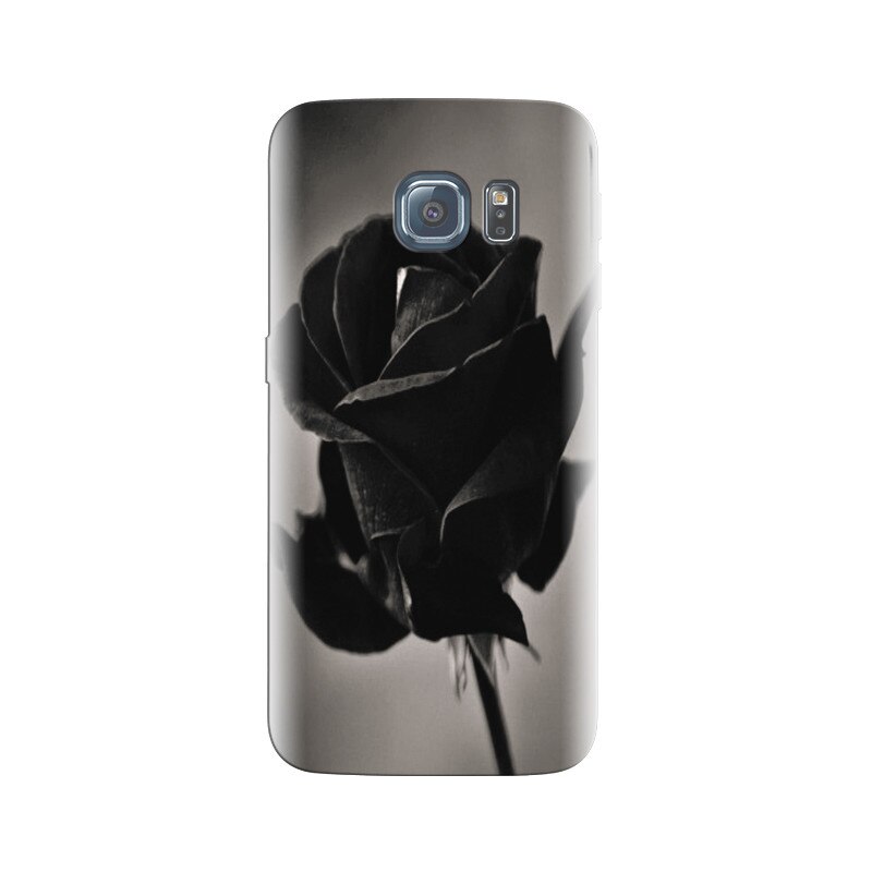 Husa Samsung S6 Black Rose Flower Images
