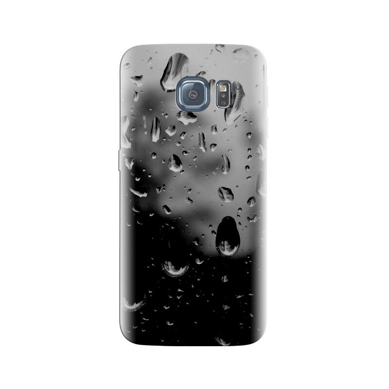 Husa Samsung S7 Edge Black And White Raindrops On Glass