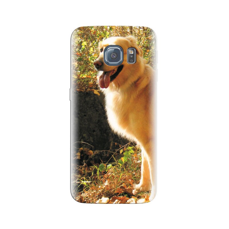 Husa Samsung S6 Edge Cute Dog Photoshoots Backgrounds
