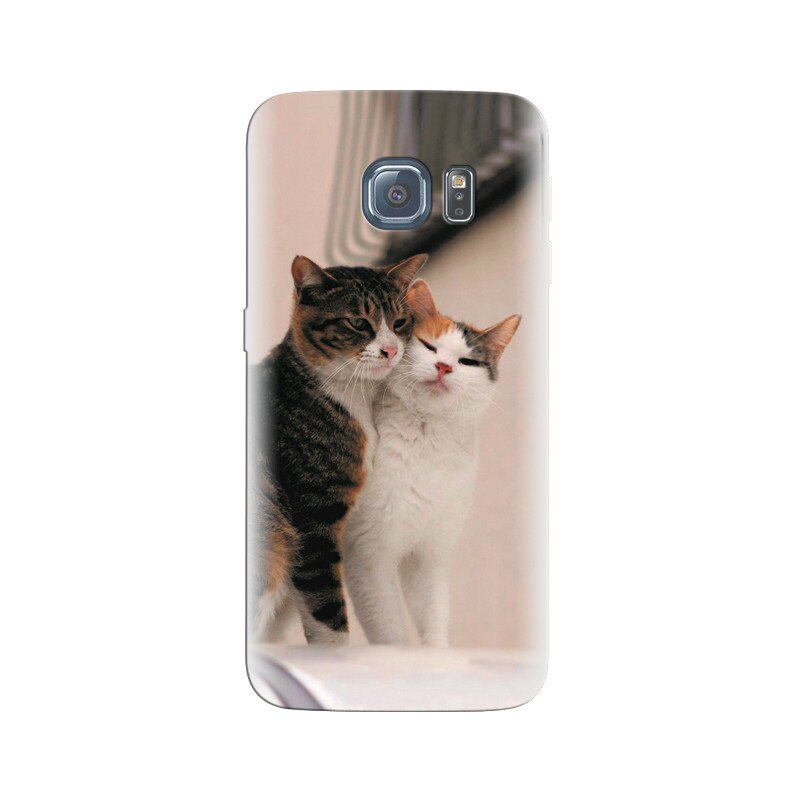 Husa Samsung S7 Edge Cute Couple Cats Animal