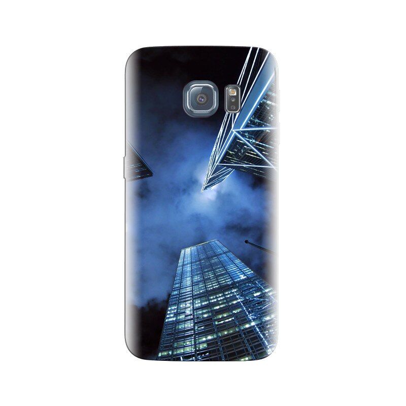 Husa Samsung S7 Dark Night City Look Up Buildings