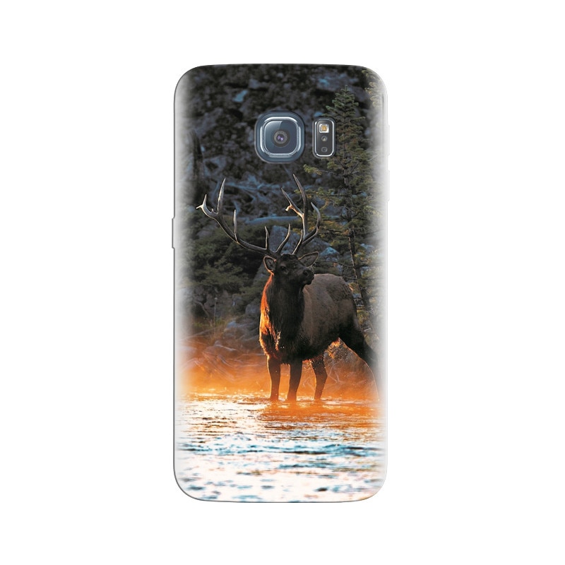 Husa Samsung S6 Deer Animal At Rivers 750 X 133