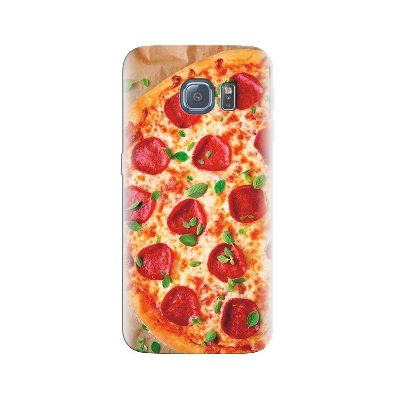 Husa Samsung S6 Edge Delicious Pizza Food Backgrounds