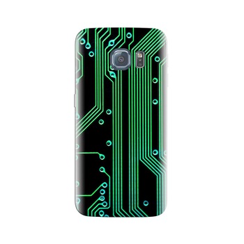 Husa Samsung S7 Edge Electronic Circuit Green Black Husa Samsung S7 Edge Electronic Circuit Green Black