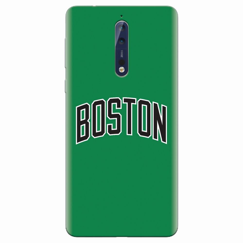 Husa silicon pentru Nokia 8, NBA Boston Celtics