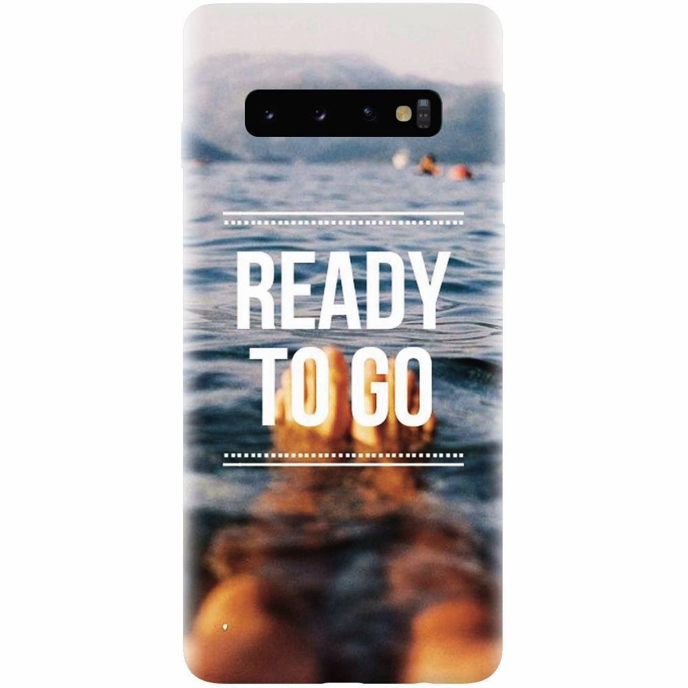 Husa silicon pentru Samsung Galaxy S10 Plus, Ready To Go Swimming