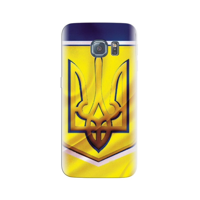 Husa Samsung S6 Edge Flag And Coat Arms Ukraine