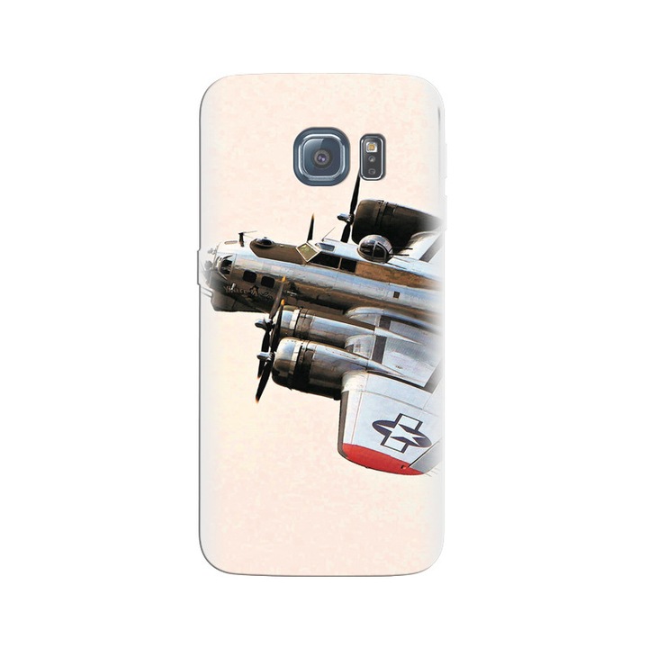 Силиконов калъф за Samsung Galaxy S7 - модел Flyingtress Fighting Plane Of Military