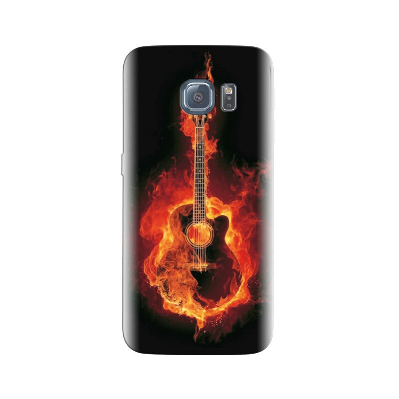 Husa Samsung S6 Edge Fire Guitar Backgrounds