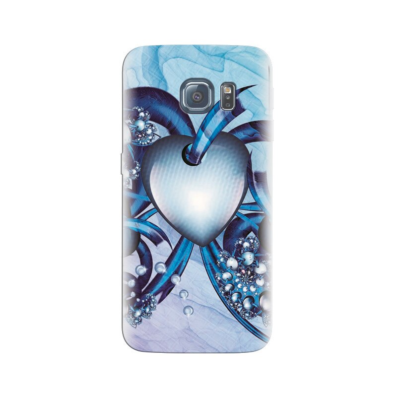 Husa Samsung S6 Edge Fractal Hearts Hd Pics