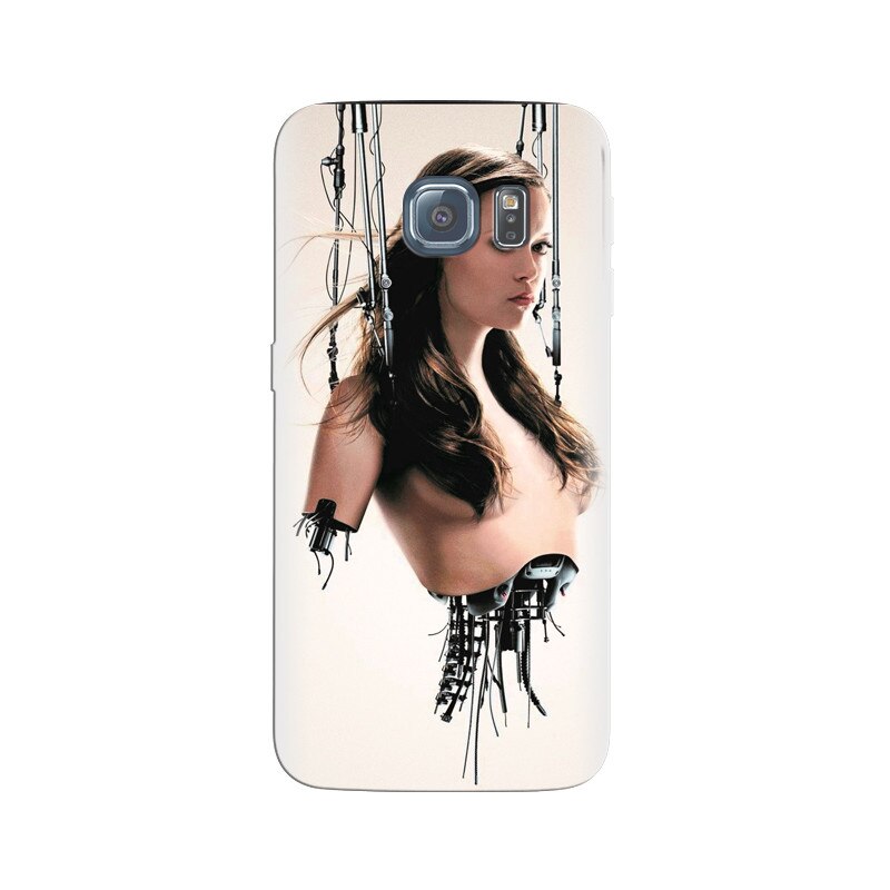 Husa Samsung S6 Female Beautiful Girl Robot