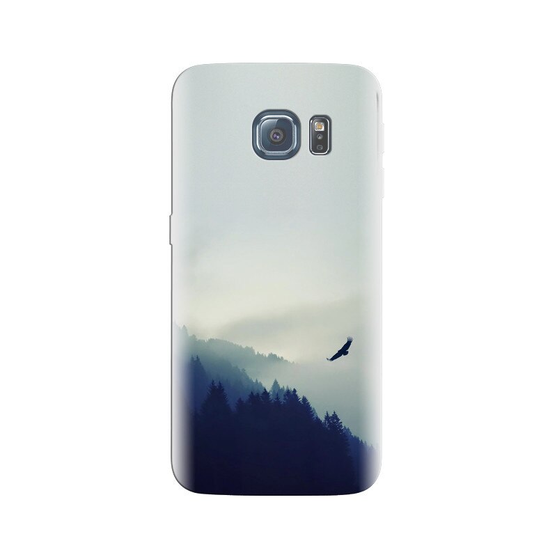 Husa Samsung S6 Edge Flying Eagle Blue Fog Skyest