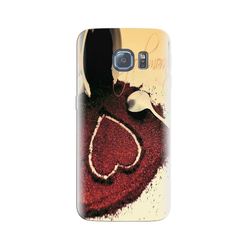 Husa Samsung S6 Heart Shape Coffee At Morning