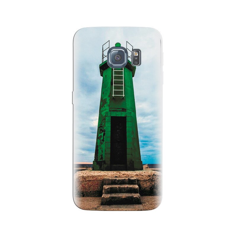Husa Samsung S6 Green Light House Hd Latests