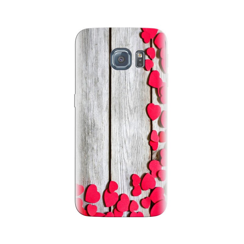 Husa Samsung S6 Hearts Wooden