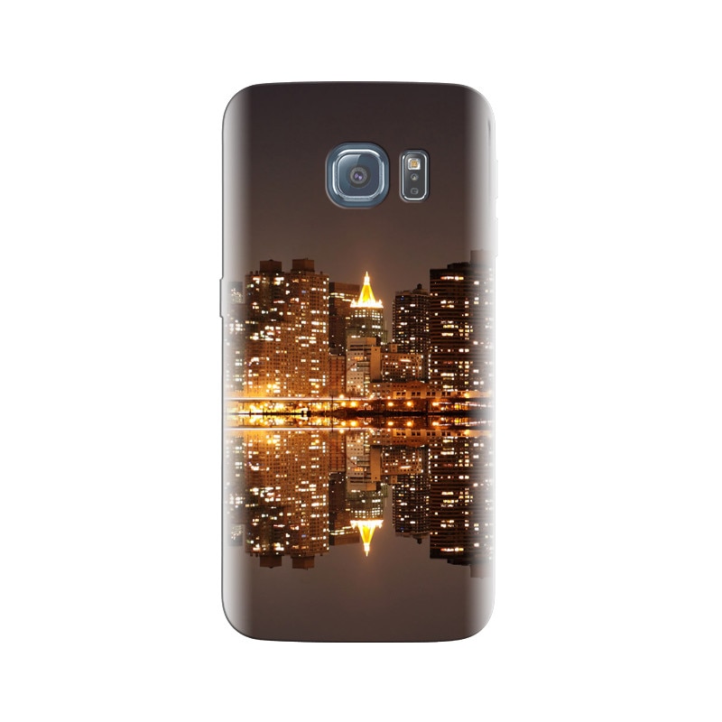 Husa Samsung S6 Hd City Reflection At Night