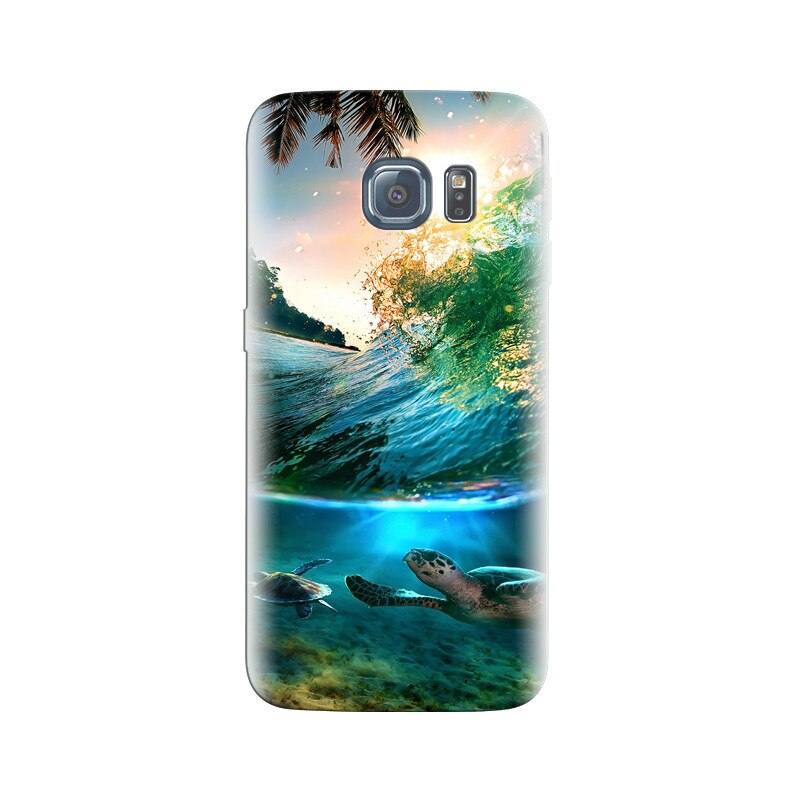 Husa Samsung S6 Edge Hd Tropical Sea Island Turtles
