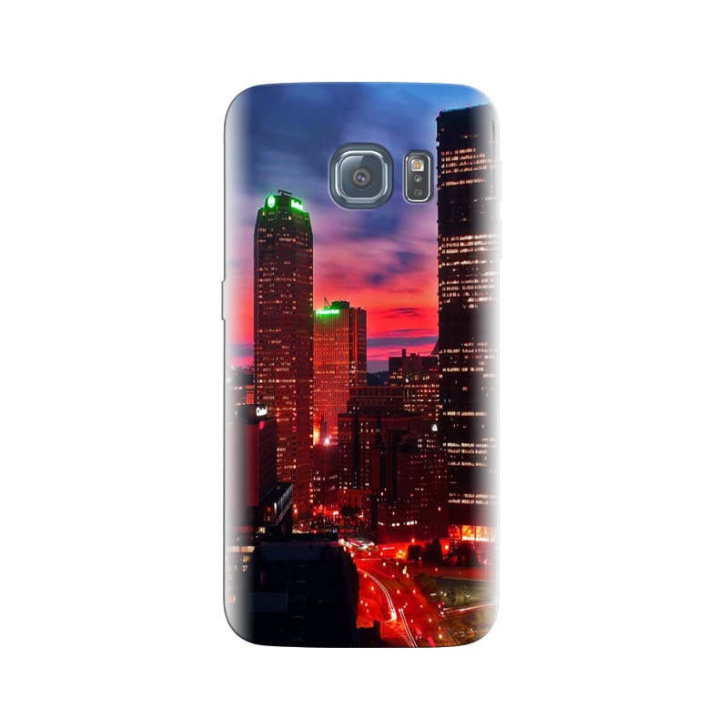 Husa Samsung S6 Miami At Night City Lights