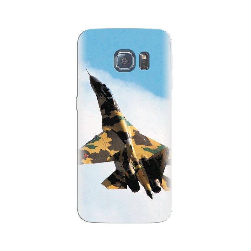 Husa Samsung S6 Military Plane Fly High In Sky