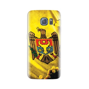 Husa Samsung S6 Moldova Flag Husa Samsung S6 Moldova Flag