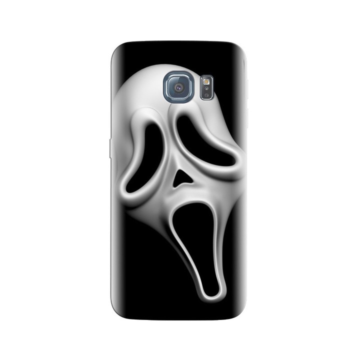 Husa din silicon compatibila cu Samsung Galaxy S6 Edge - model Scream