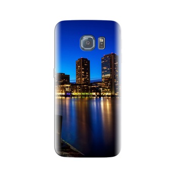 Husa Samsung S7 Edge Metropolis City Blue Sky Husa Samsung S7 Edge Metropolis City Blue Sky